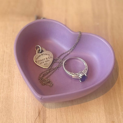 Herz Dekoschale, uni