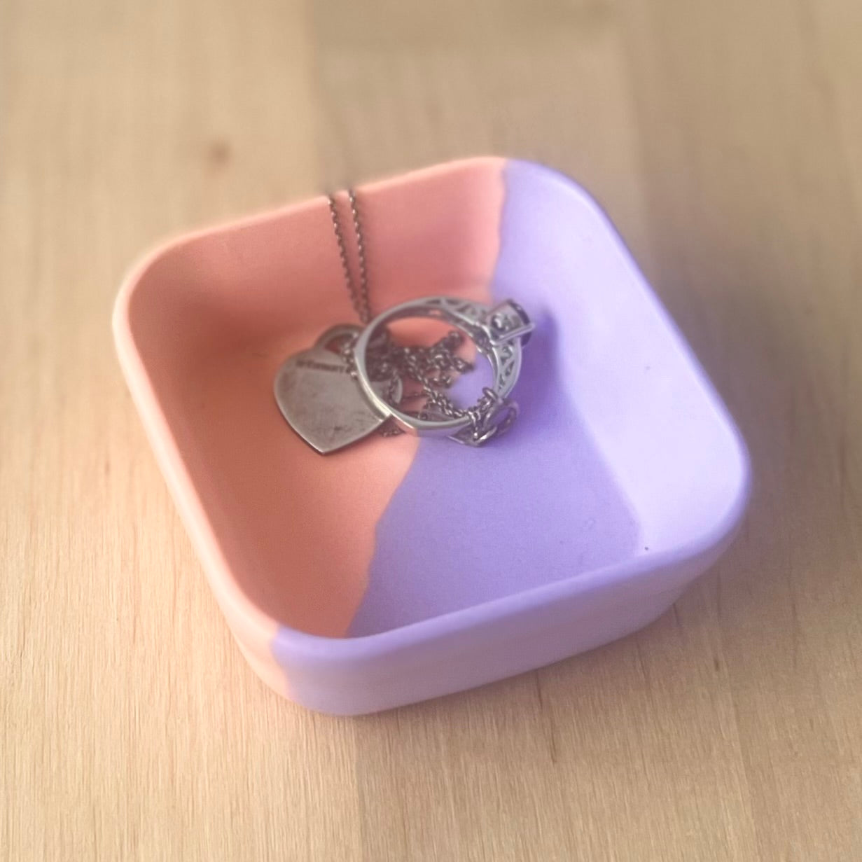 Quadratische Dekoschale