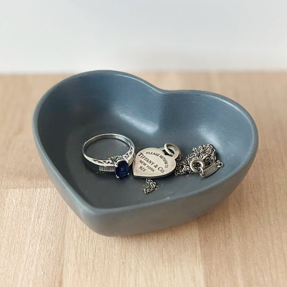 Herz Dekoschale, uni